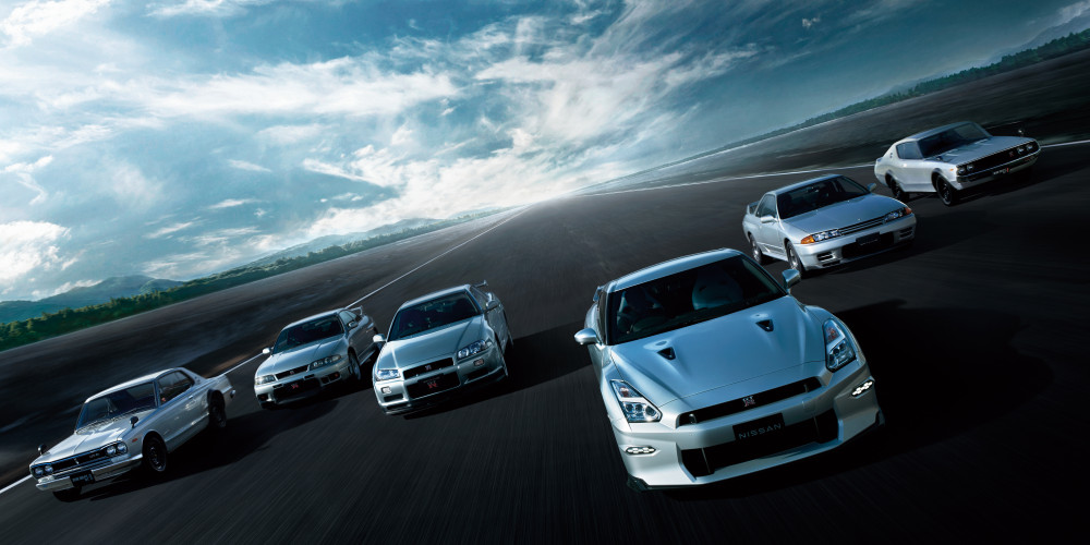 Nissan GT-R Generations Lineup